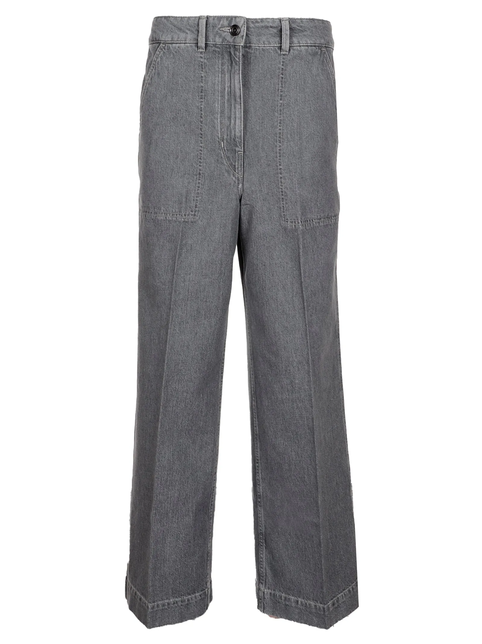 Lemaire High Wait Wide Leg Trousers