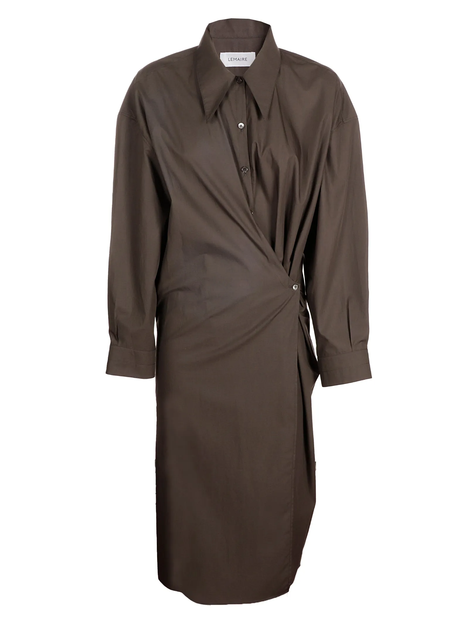 Lemaire Long-Sleeved Twisted Dress