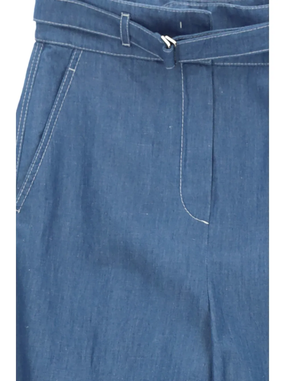 Loro Piana Belted Wide Leg Jeans