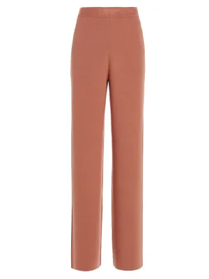 Loro Piana Elastic Waist Wide Leg Trousers