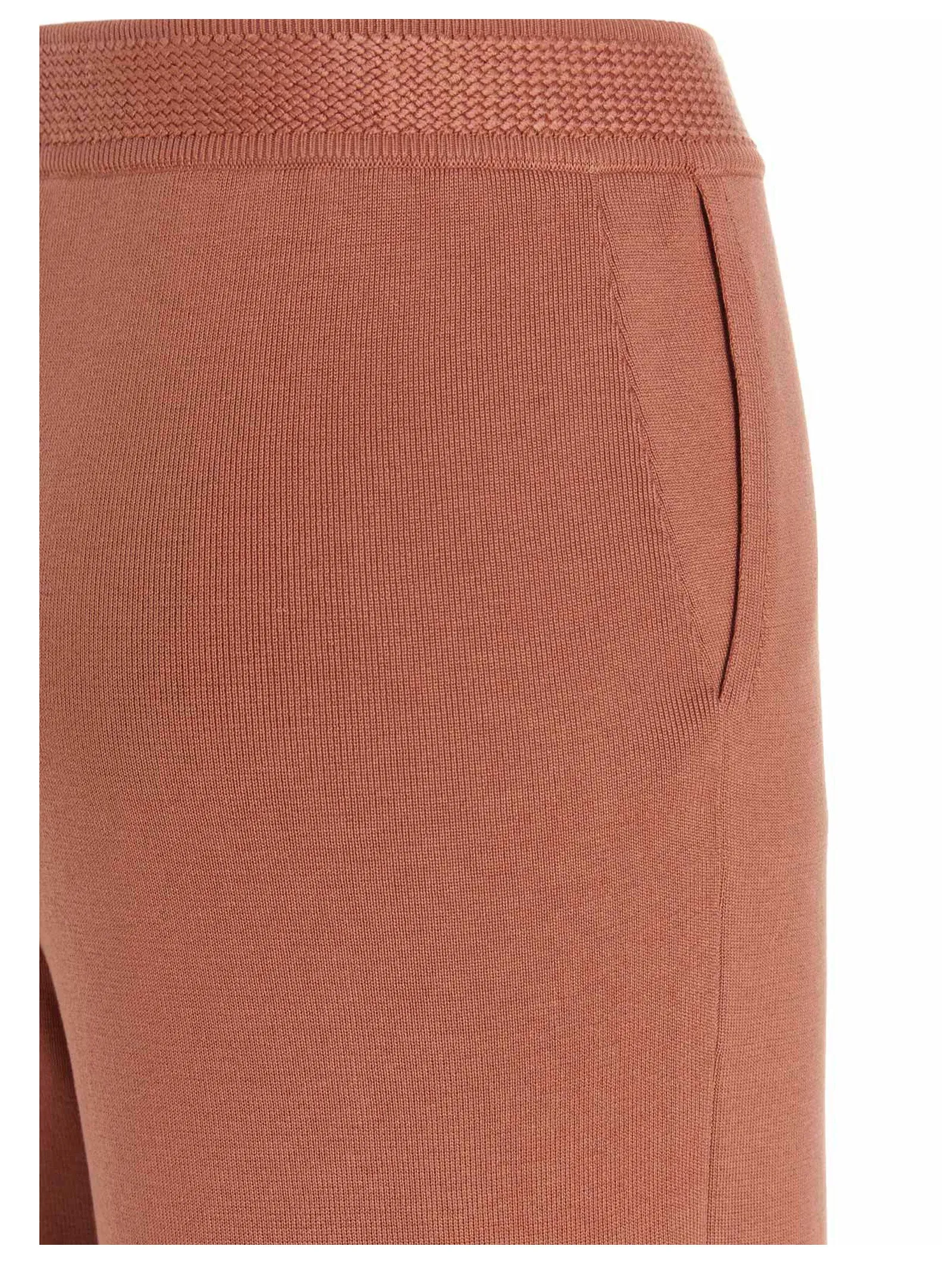 Loro Piana Elastic Waist Wide Leg Trousers