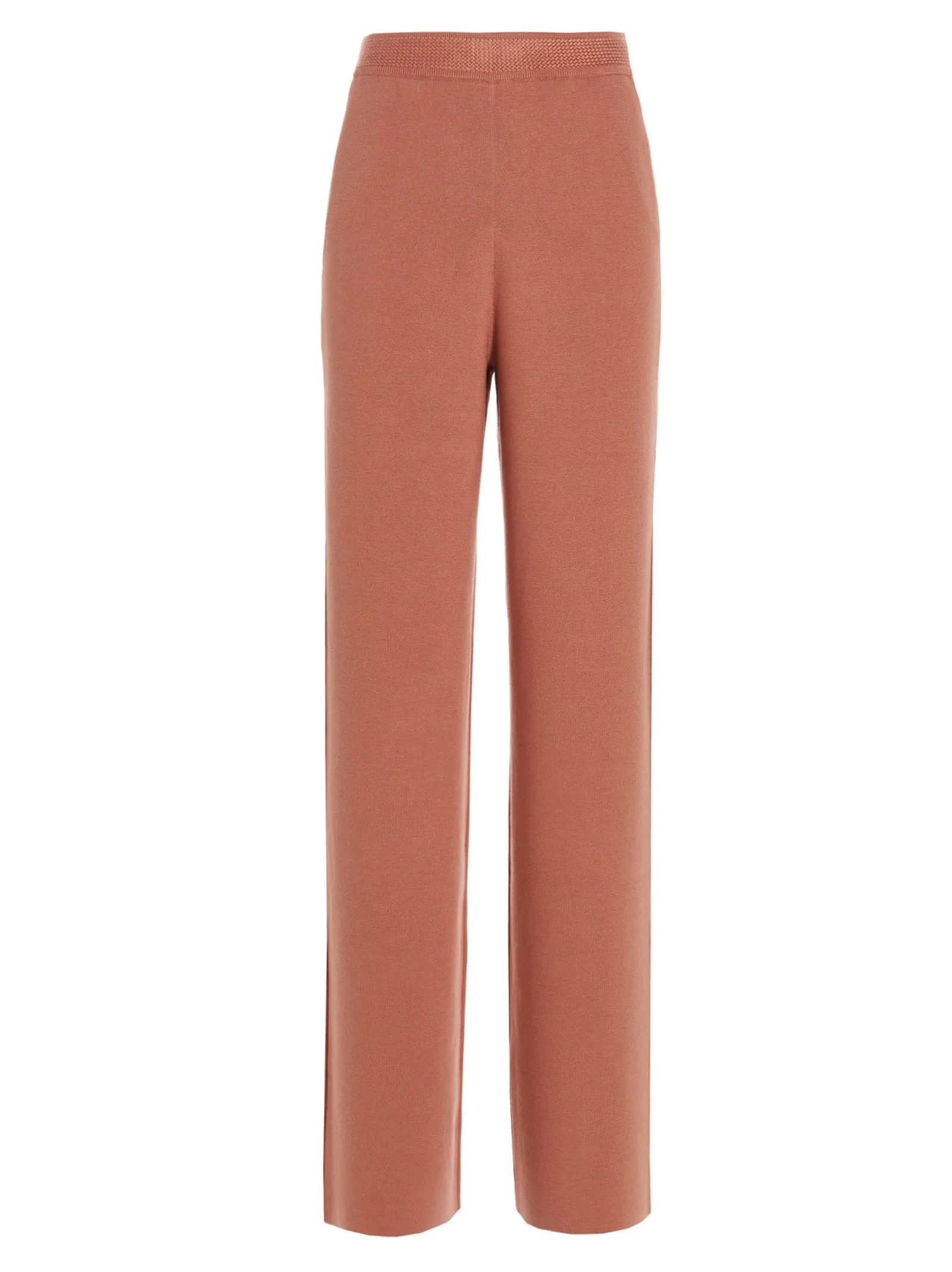 Loro Piana Elastic Waist Wide Leg Trousers