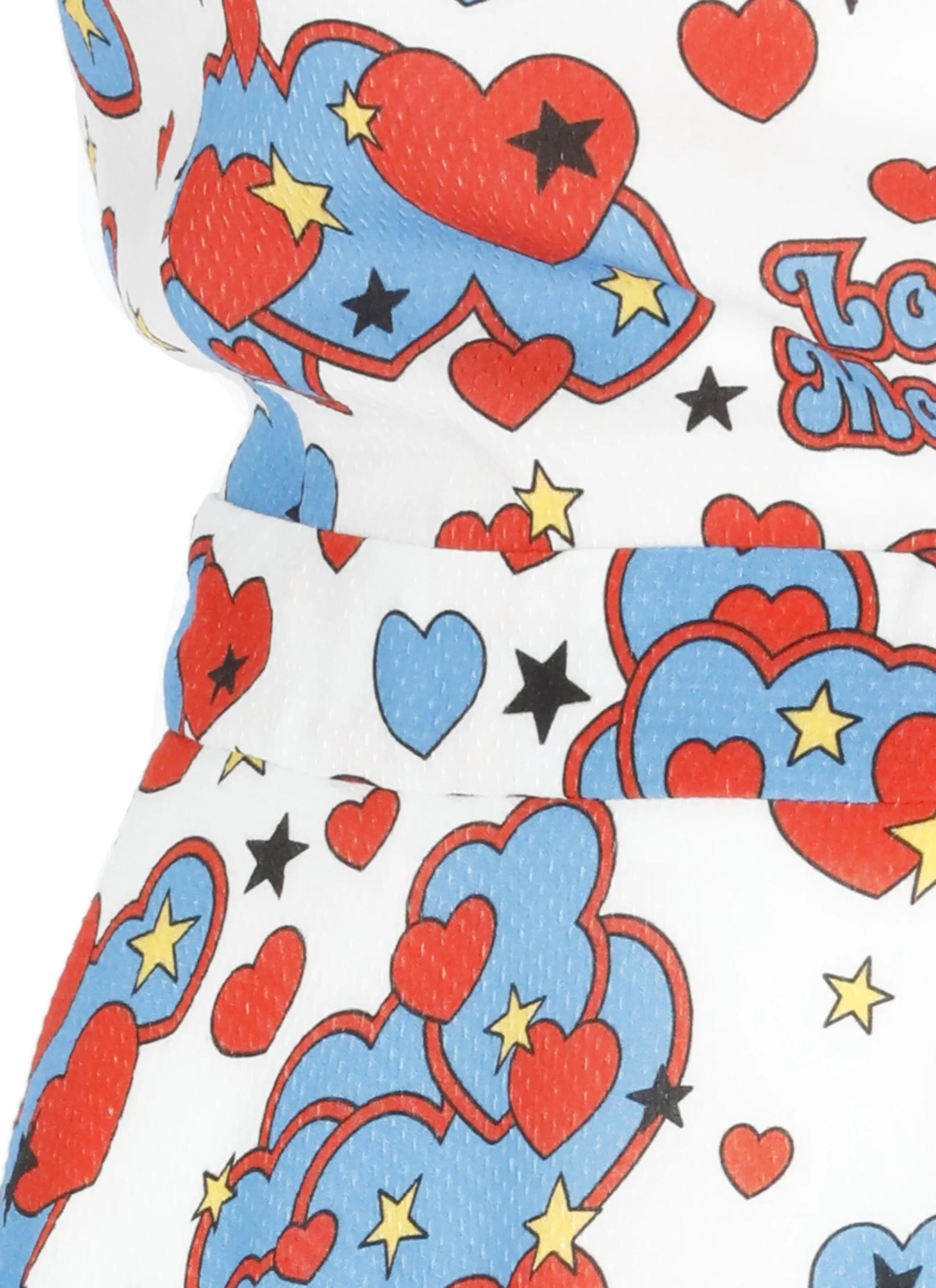 Love Moschino Allover Graphic Printed Sleeveless Dress