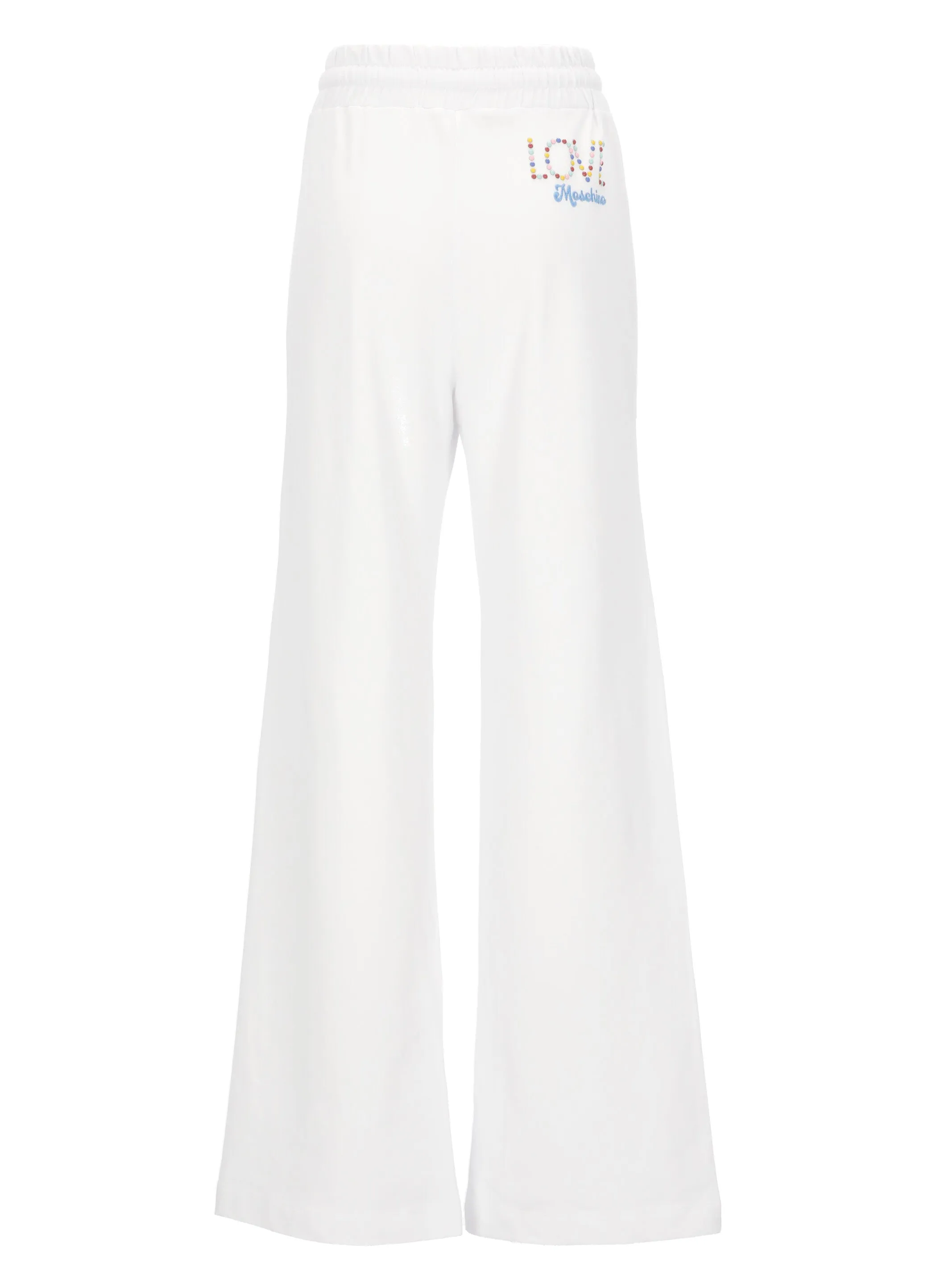 Love Moschino High-Waisted Drawstring Track Pants