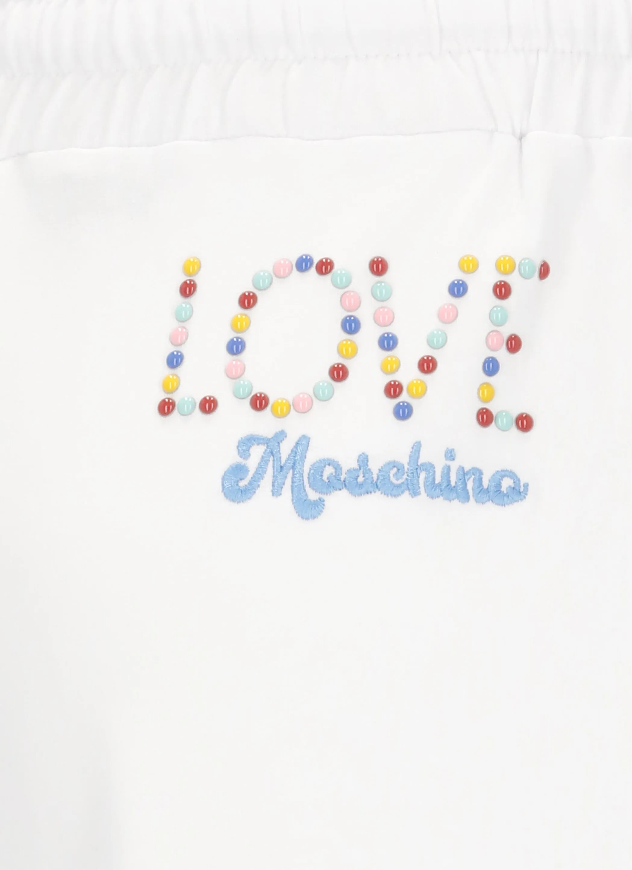 Love Moschino High-Waisted Drawstring Track Pants
