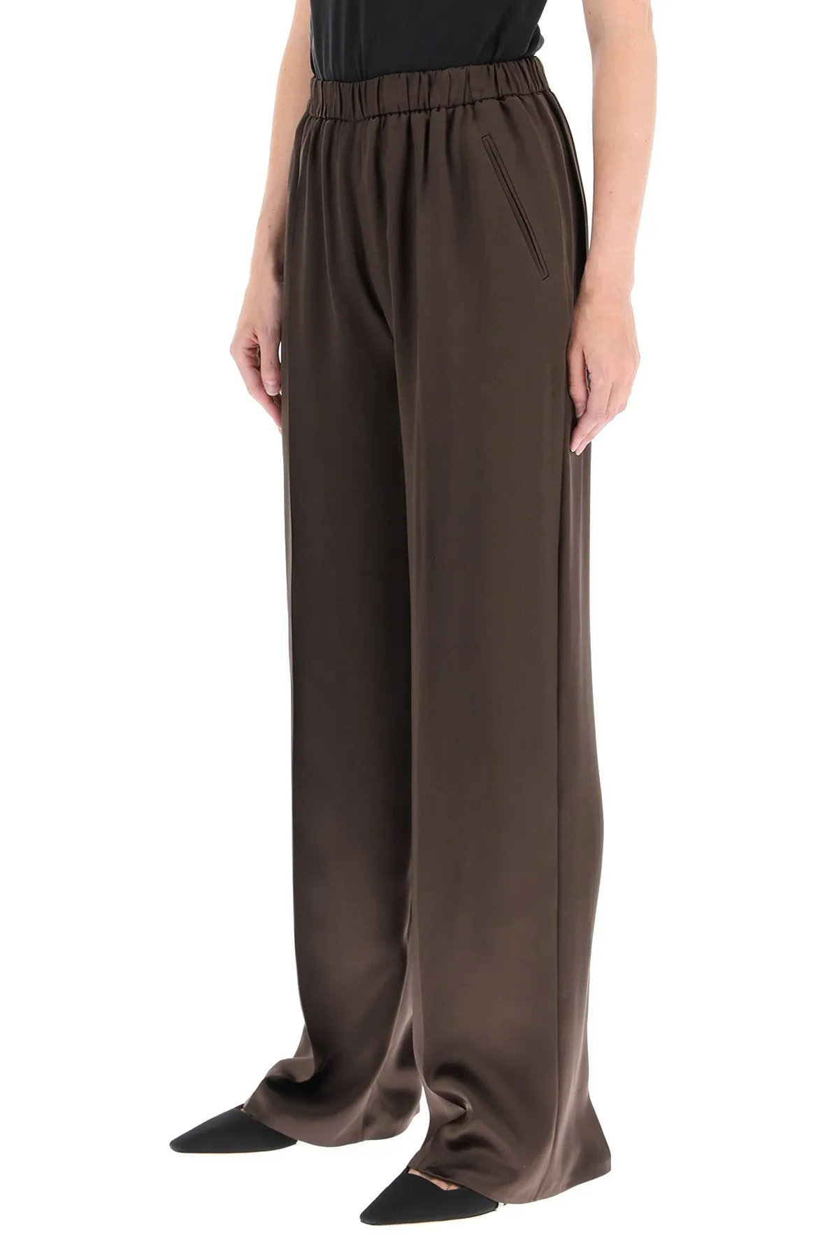 Magda Butrym Elastic Waist Wide Leg Pants