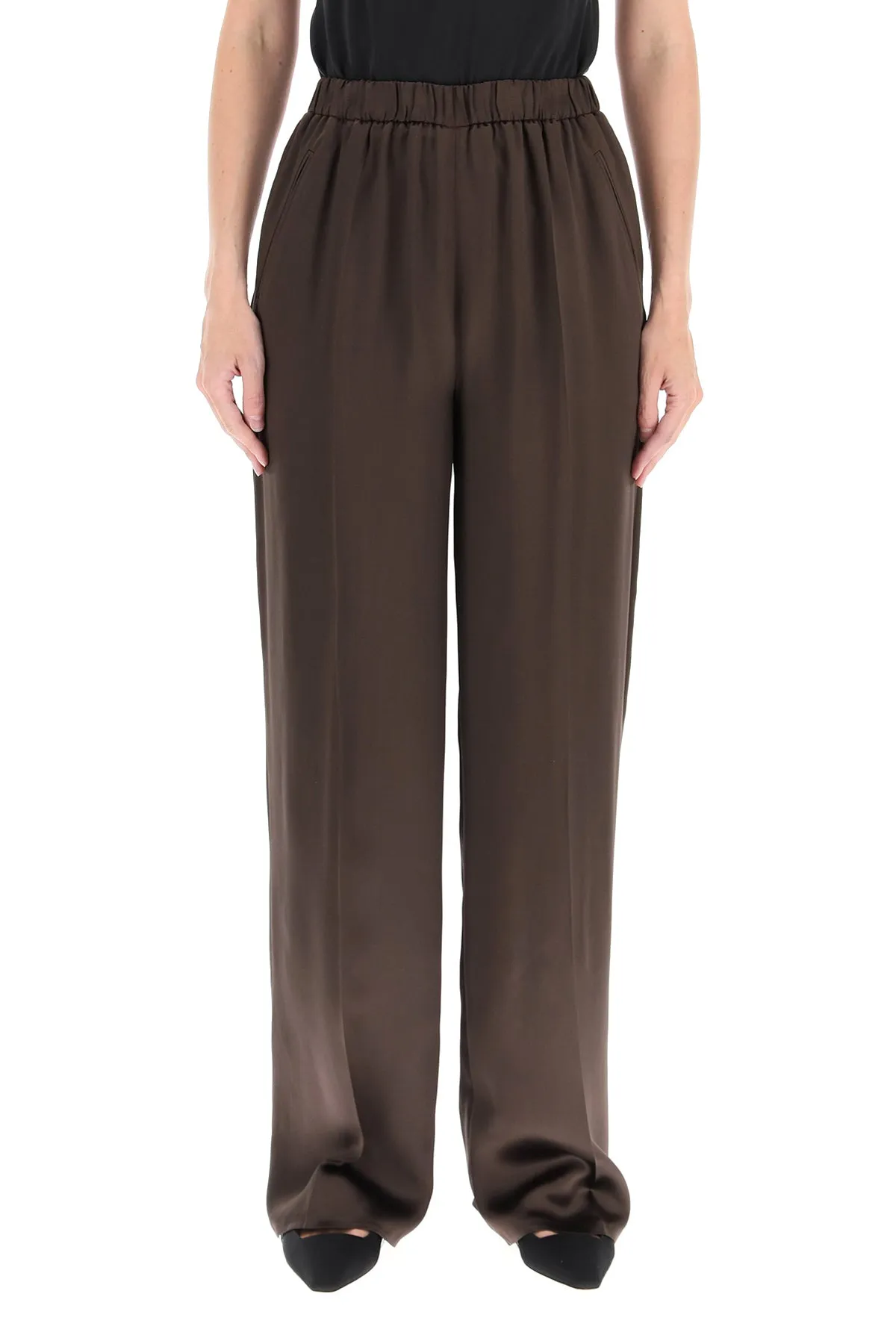 Magda Butrym Elastic Waist Wide Leg Pants