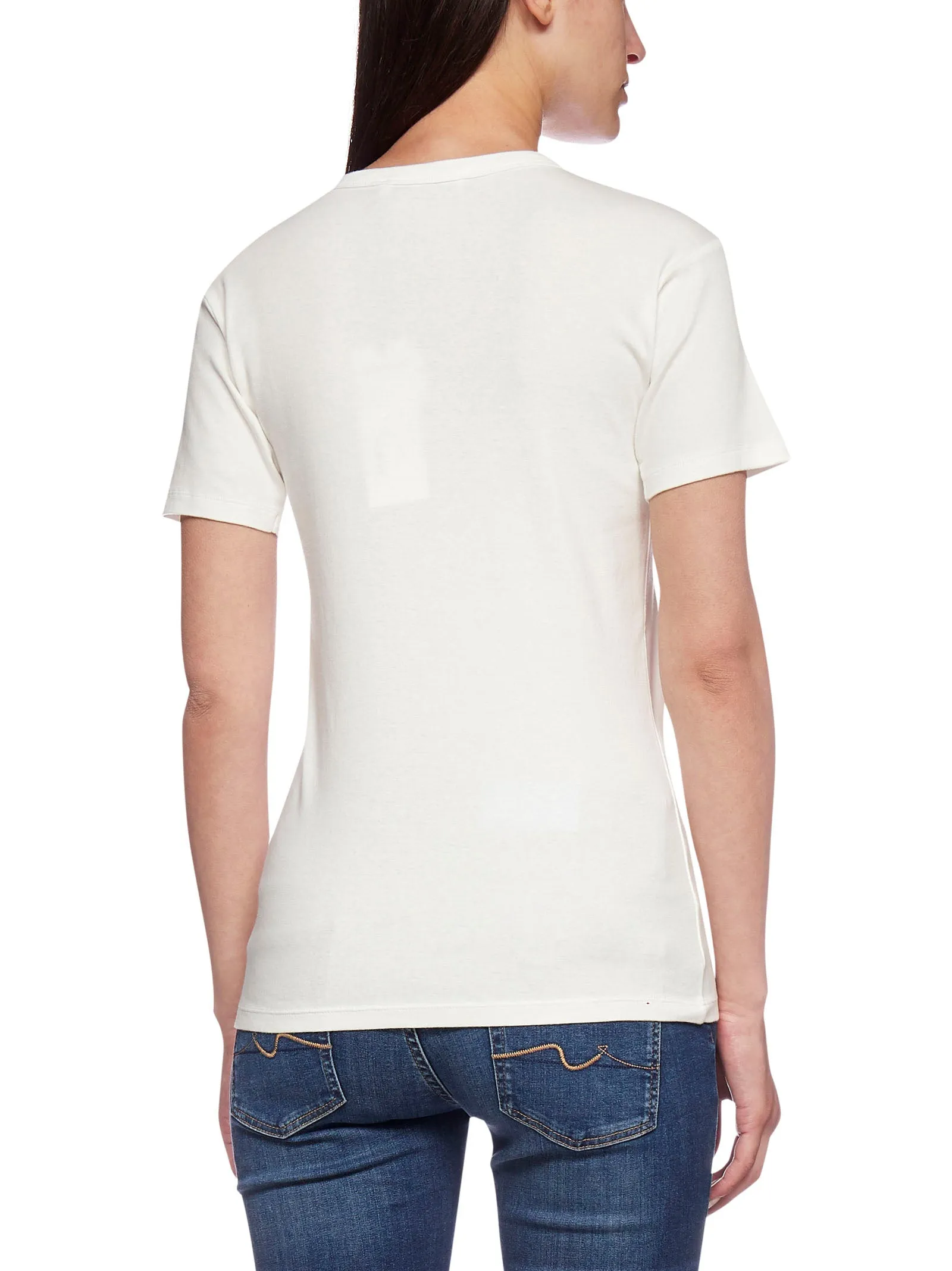 Maison Kitsun Profile Fox Patch Fitted T-Shirt