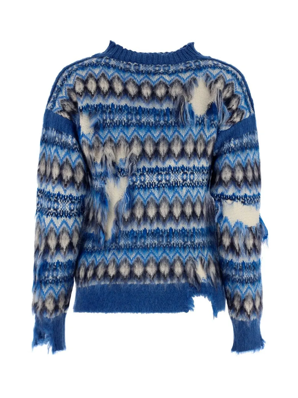 Maison Margiela Distressed Crewneck Knit Jumper
