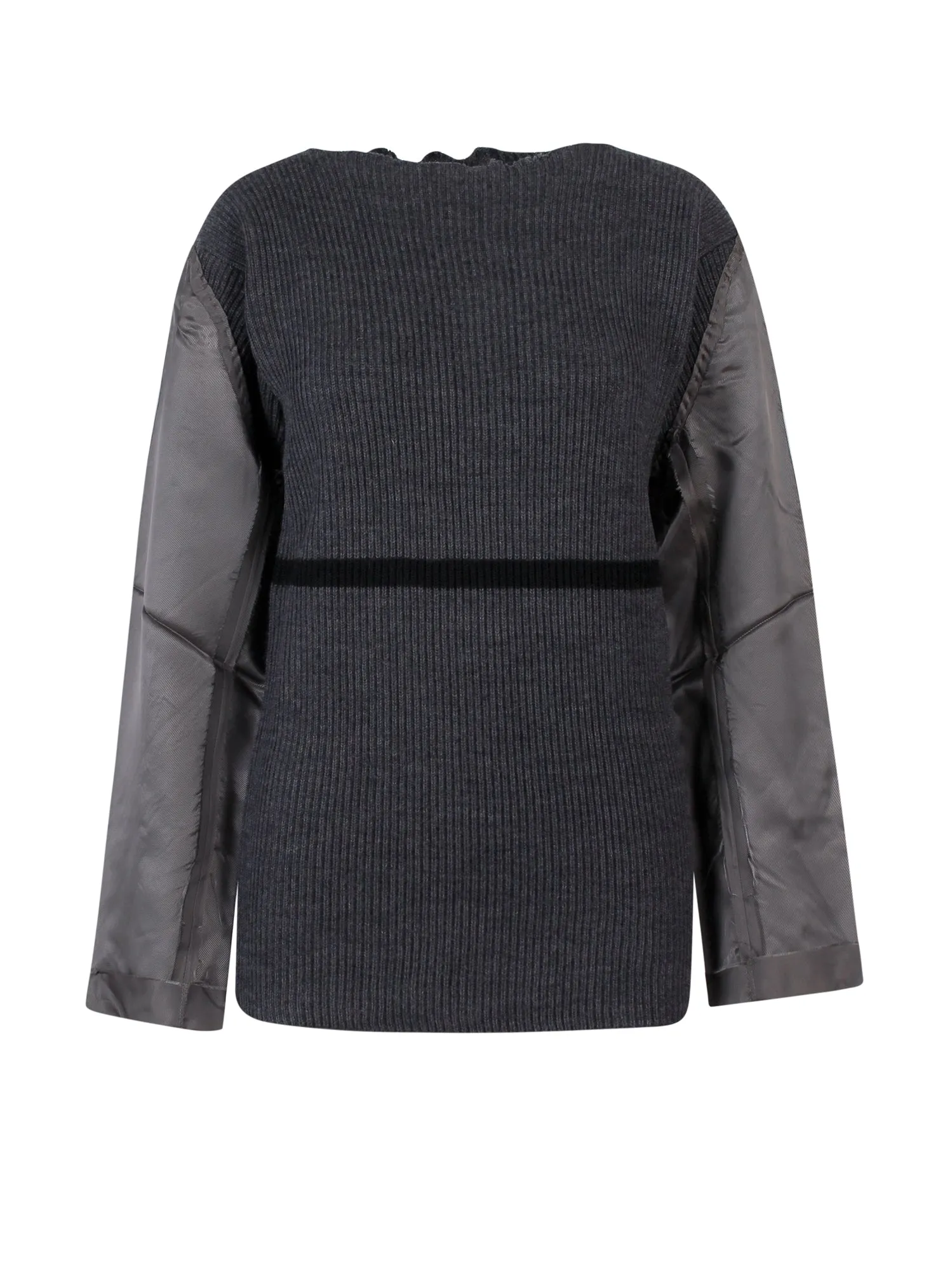 Maison Margiela Distressed Drop Shoulder Knitted Top