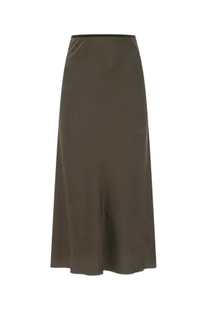 Maison Margiela High Waist Draped Midi Skirt