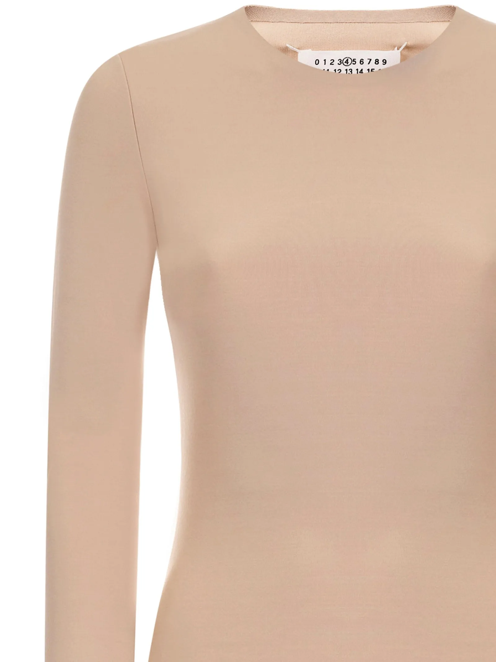 Maison Margiela Long-Sleeve Bodysuit Top
