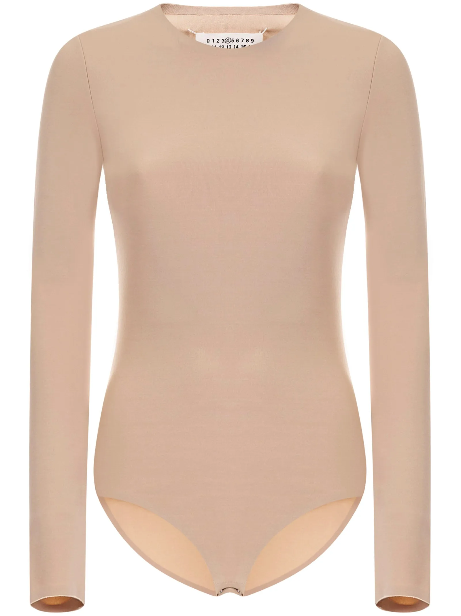 Maison Margiela Long-Sleeve Bodysuit Top