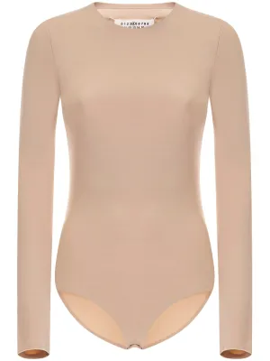 Maison Margiela Long-Sleeve Bodysuit Top
