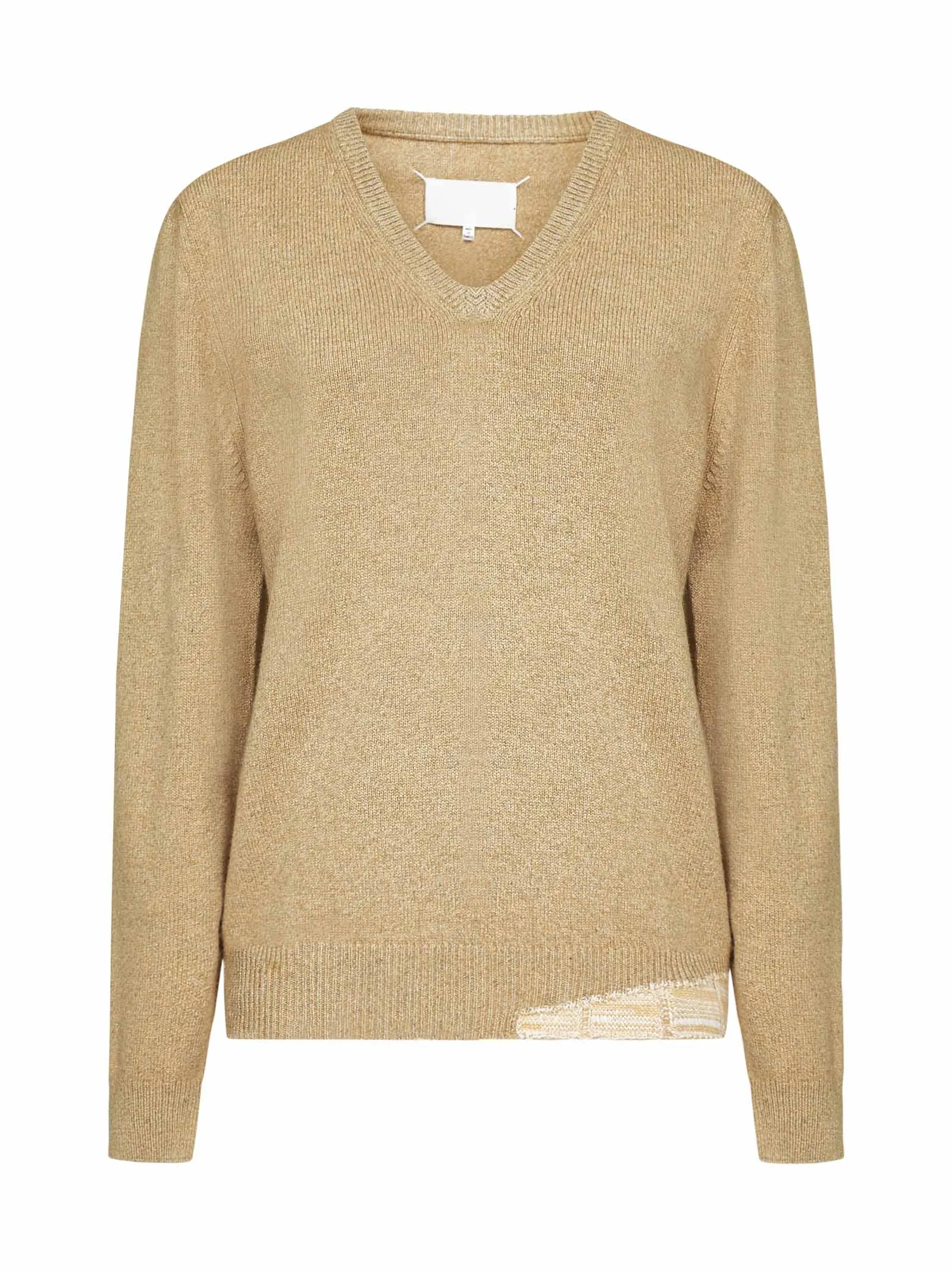 Maison Margiela Panel Detailed Knit Jumper