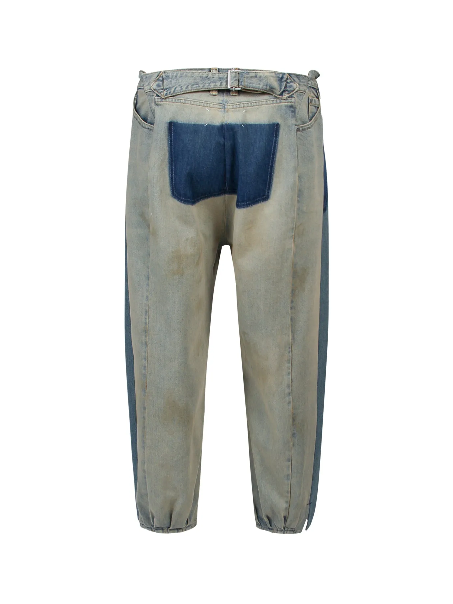 Maison Margiela Panelled Cut-Out Detailed Jeans