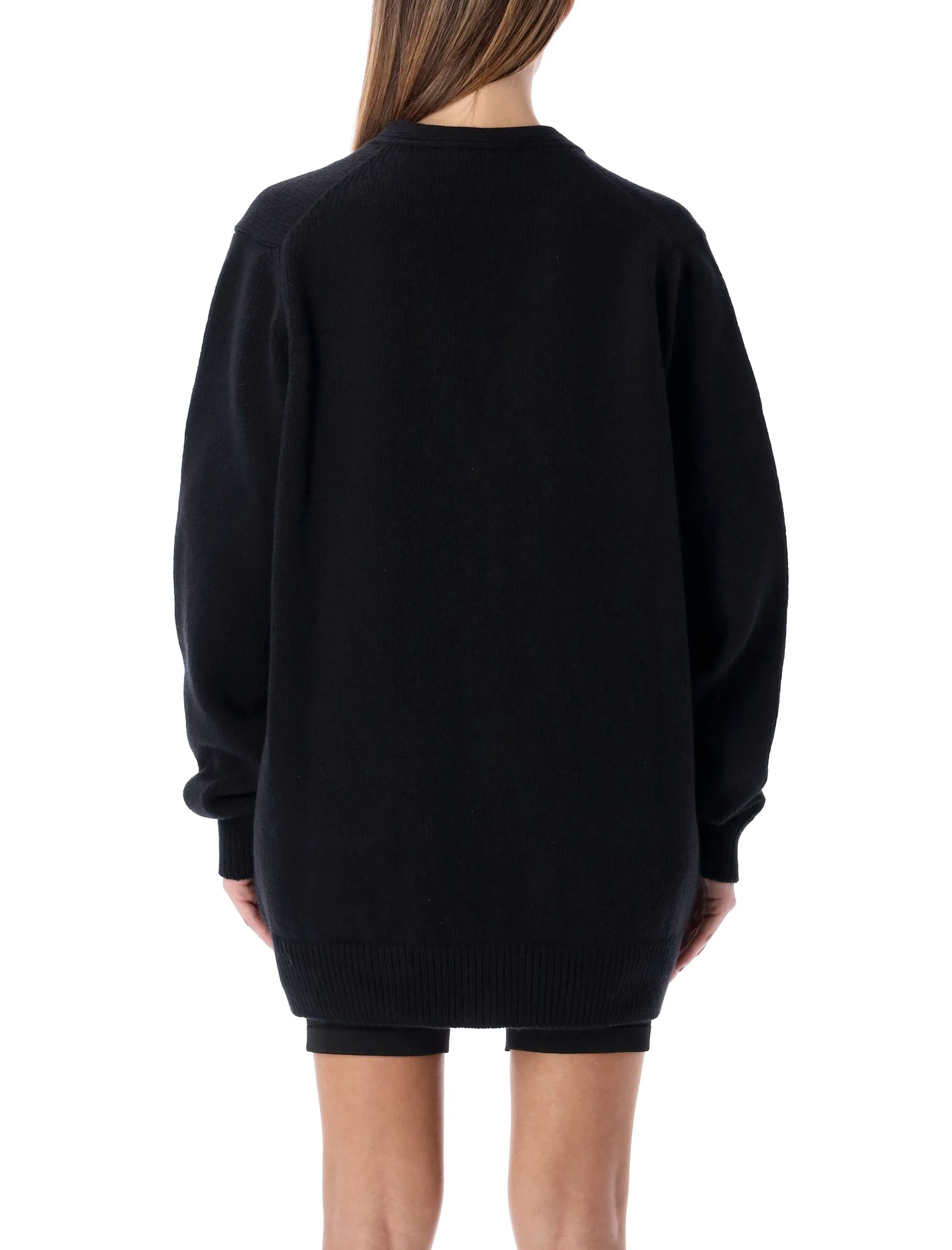 Marc Jacobs Logo Intarsia-Knit V-Neck Cardigan