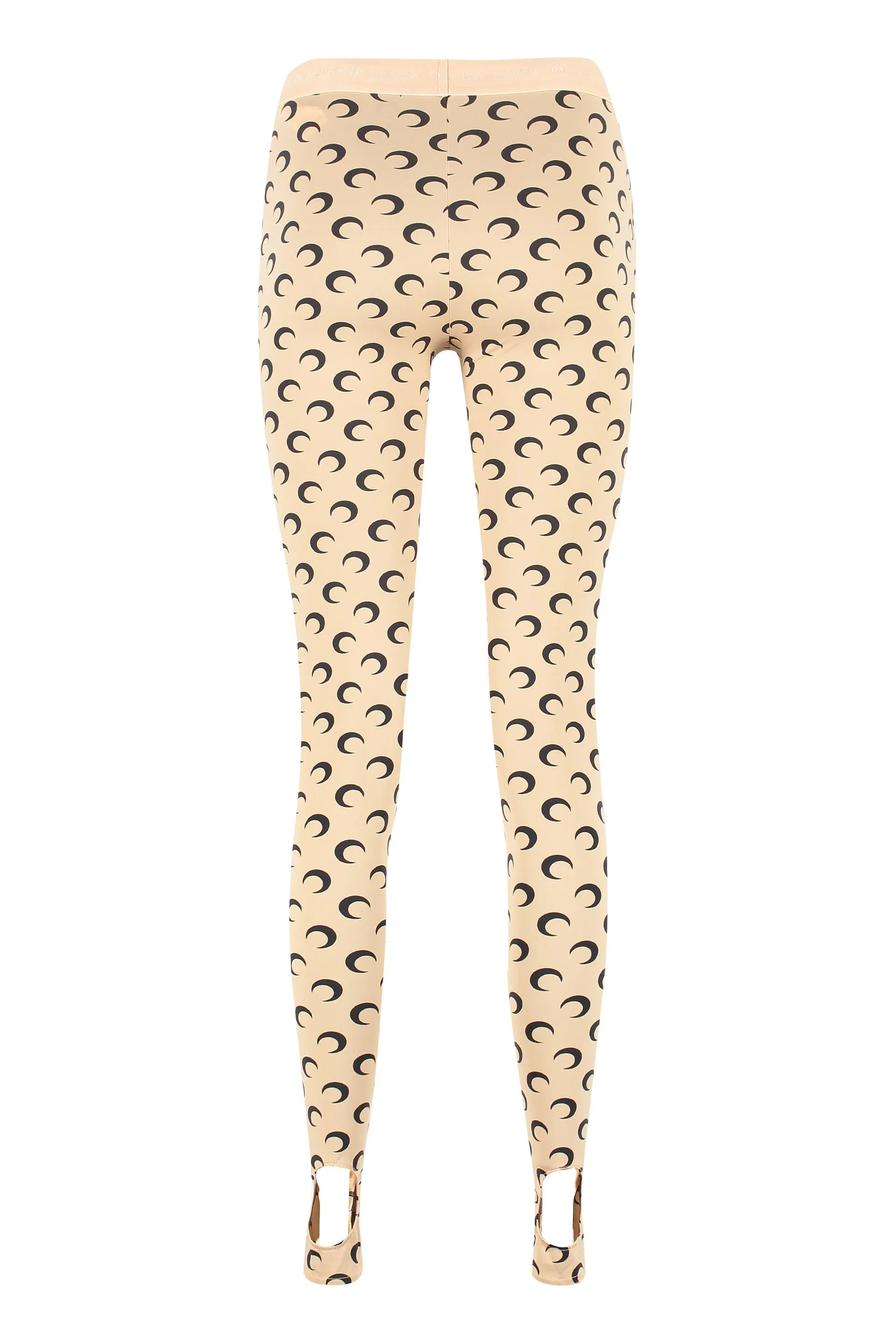 Marine Serre All-Over Crescent Print Leggings