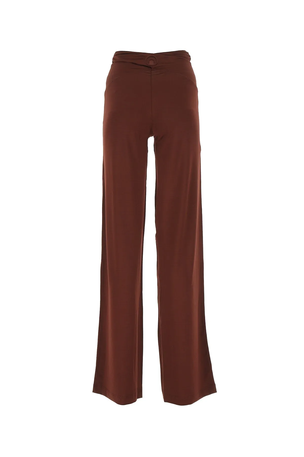 Marine Serre Cross Detailed Wide Lege Trousers