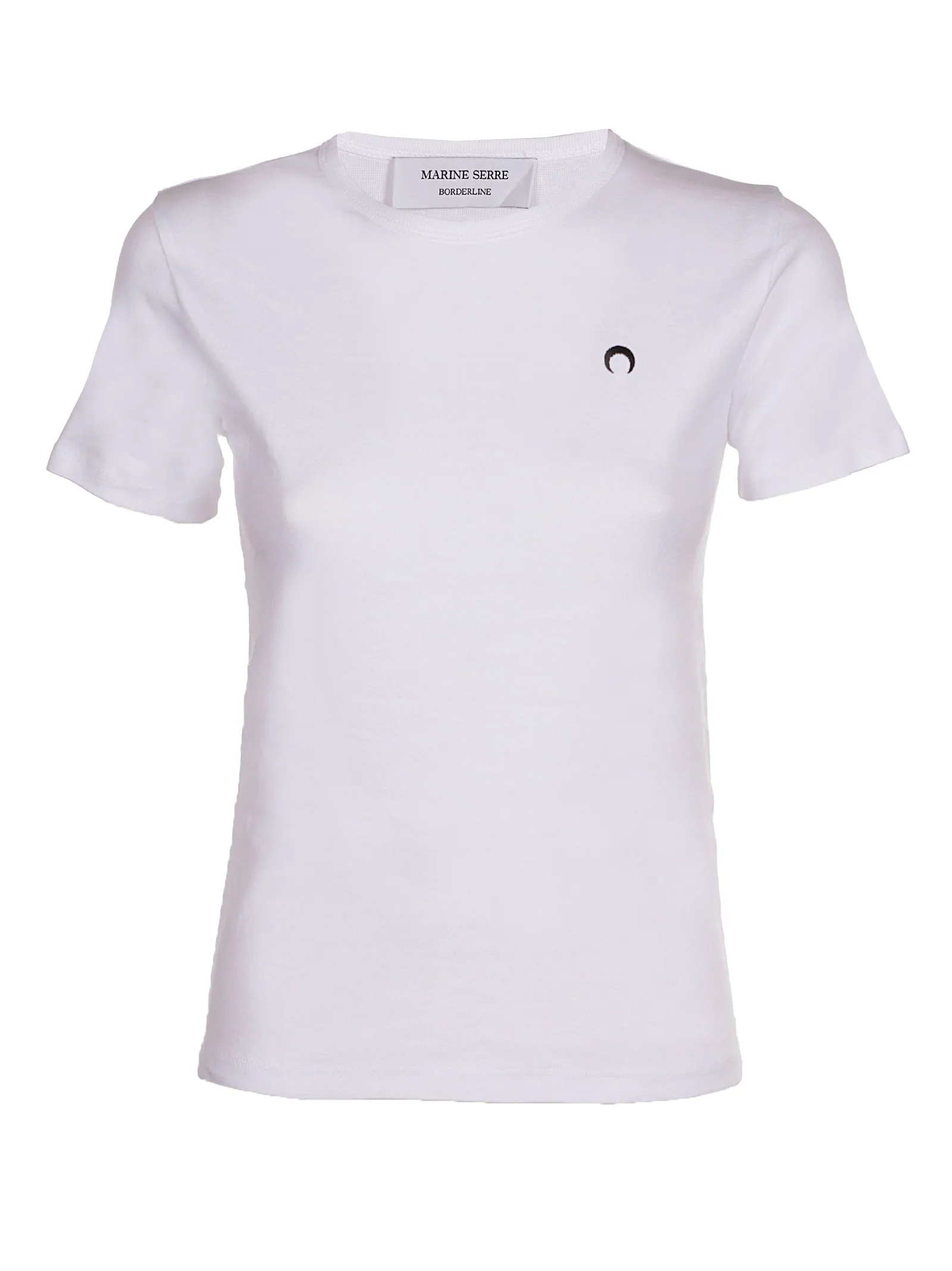 Marine Serre Logo Embroidered T-Shirt