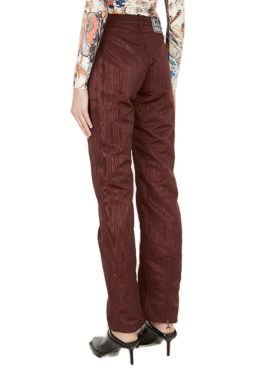 Marine Serre Straight Leg Pants