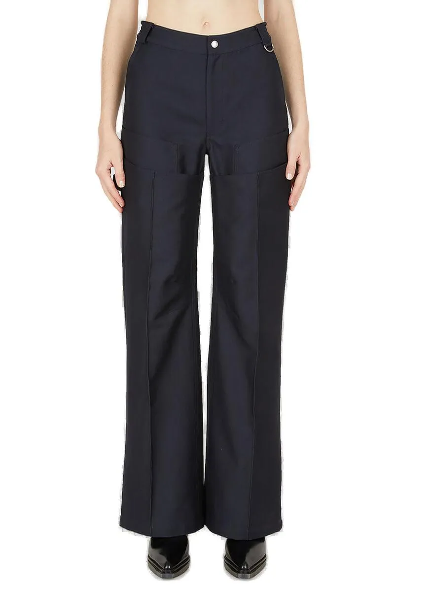 Marine Serre Wide Leg Tailored Pants
