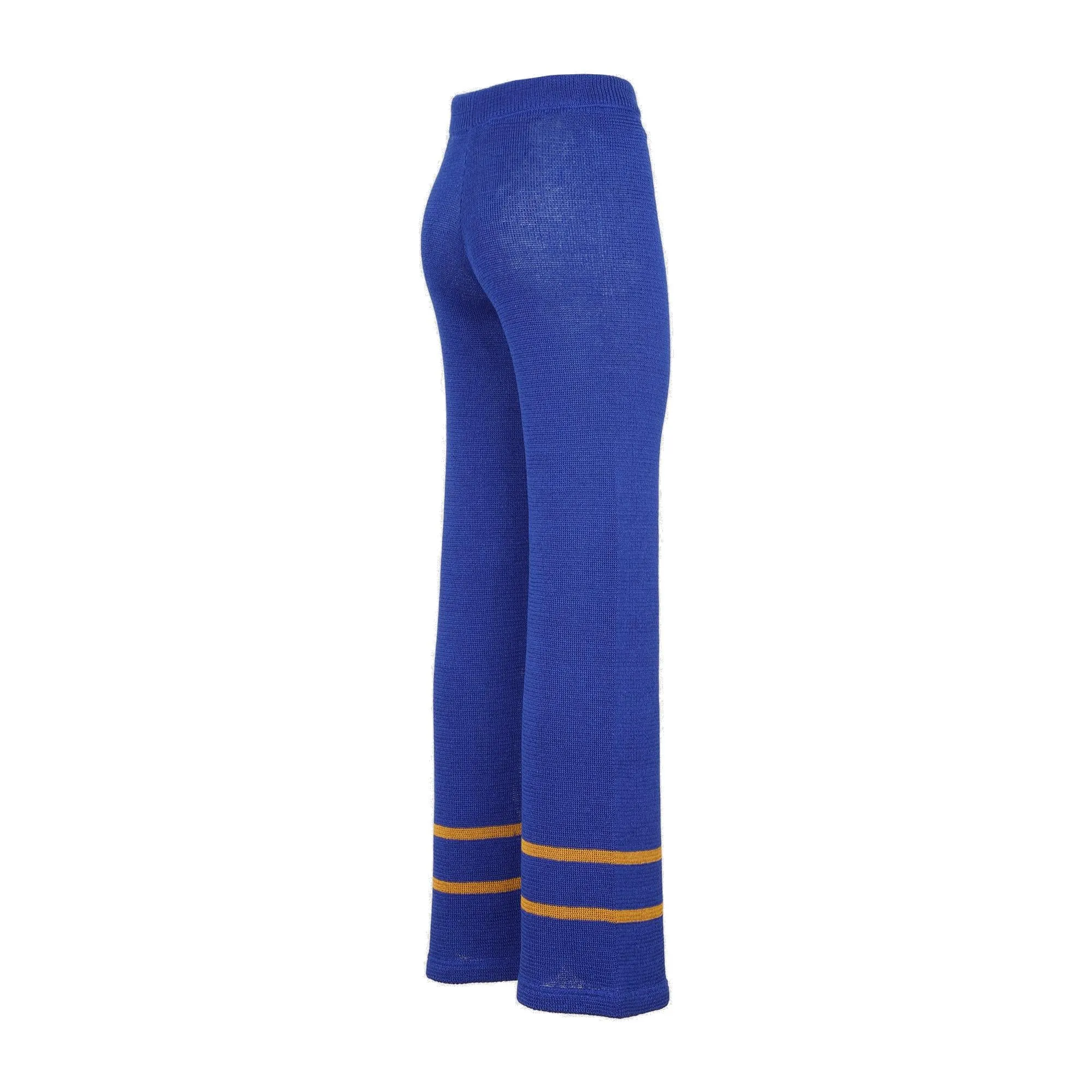 Marni Contrasting-Stripe Knitted Flared Trousers