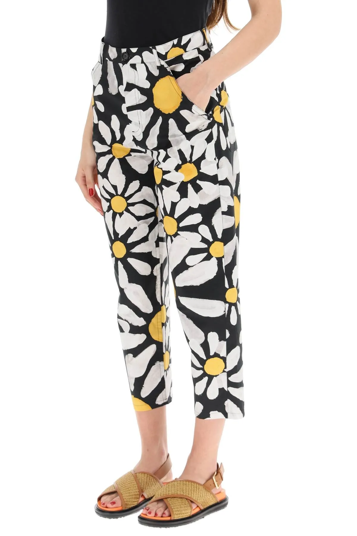 Marni Euphoria Printed Poplin Pants