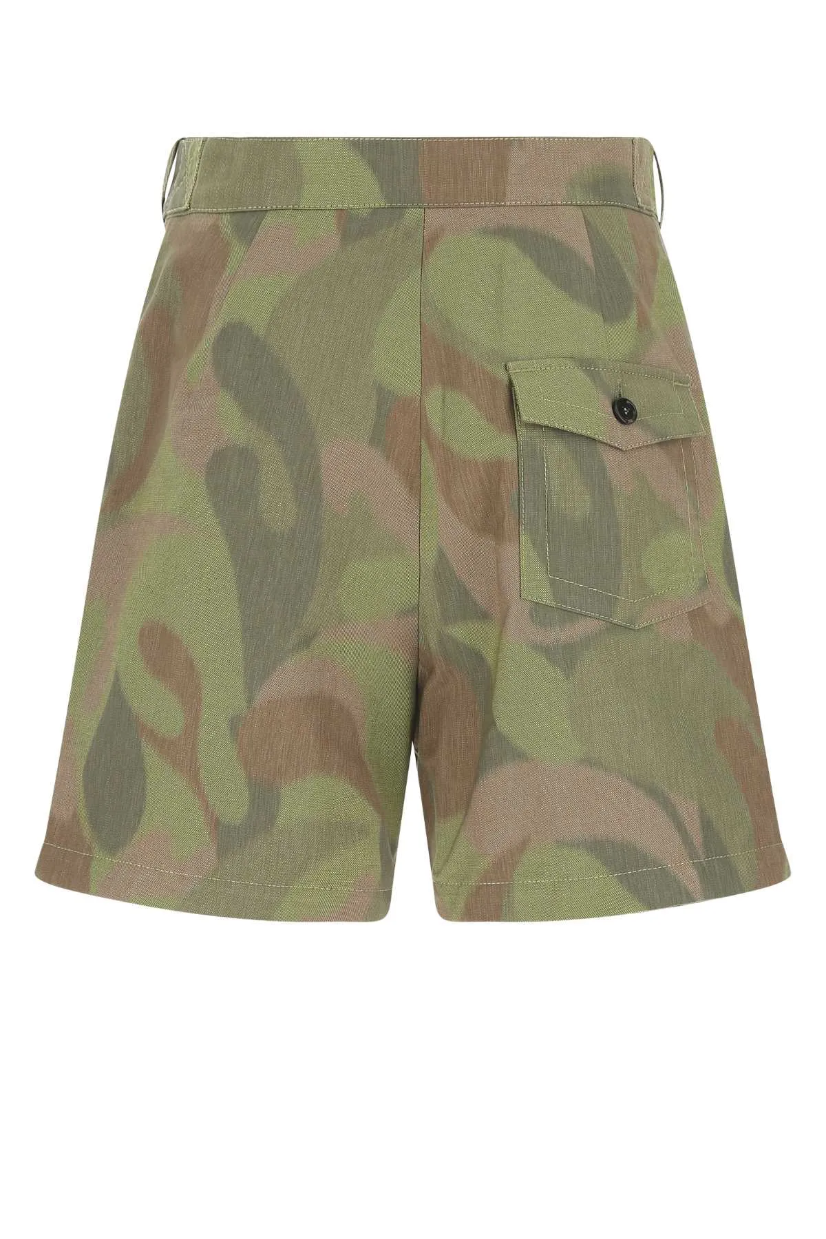 Marni Graphic Printed Belted Shorts