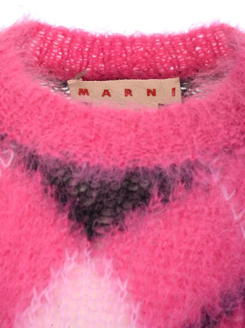Marni Patterned Crewneck Knit Jumper