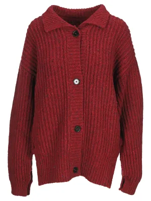Marni Rib Knit Buttoned Cardigan