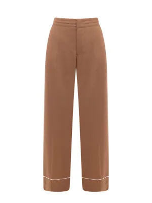Marni Stripe Detailed Wide-Leg Trousers