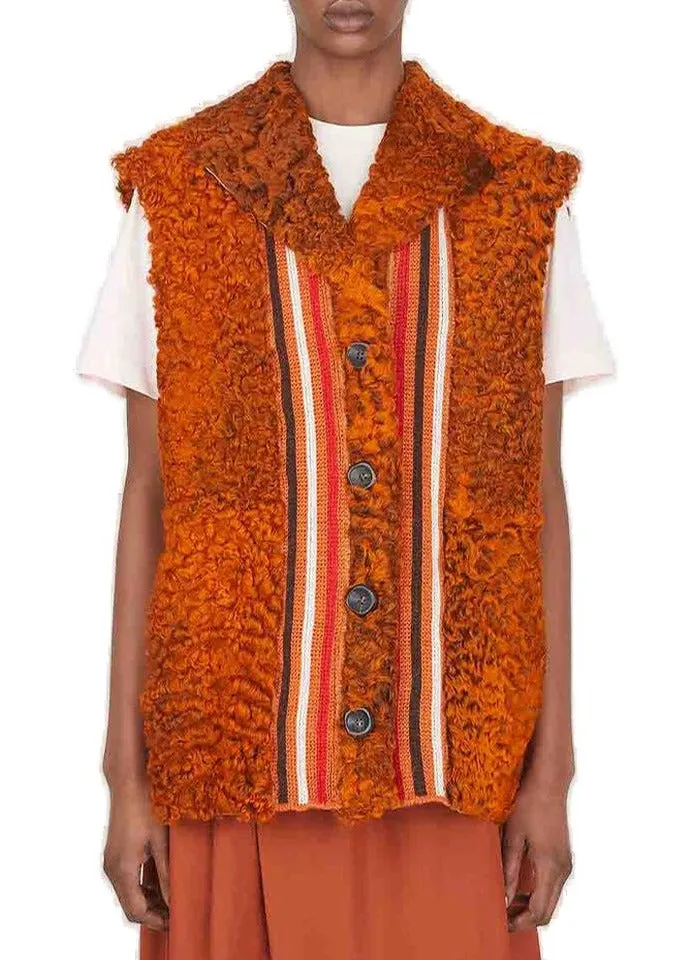 Marni Stripe Trim Sleeveless Jacket