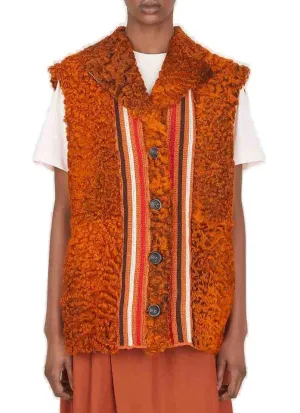 Marni Stripe Trim Sleeveless Jacket
