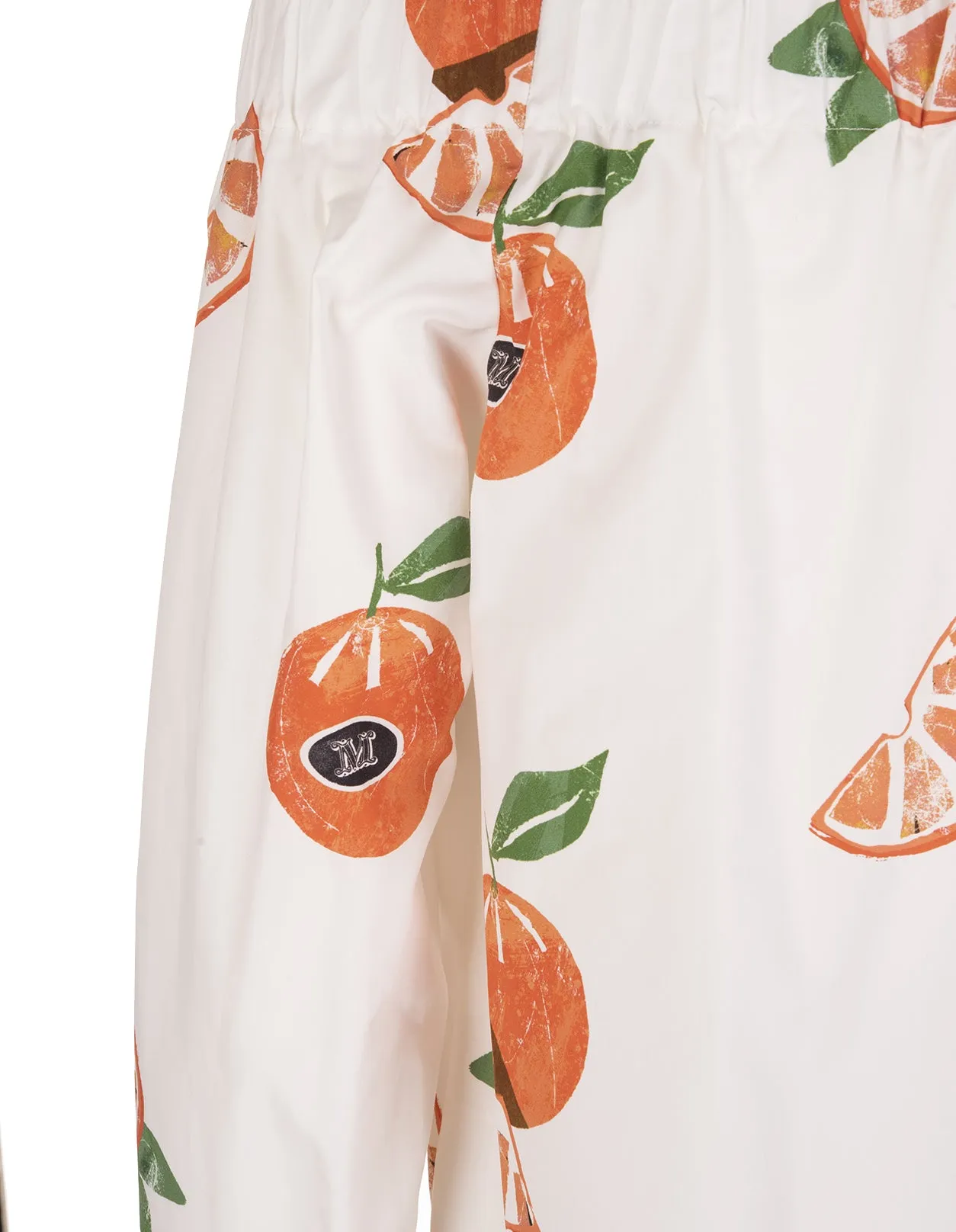 Max Mara Curacao Printed Off-Shoulder Top