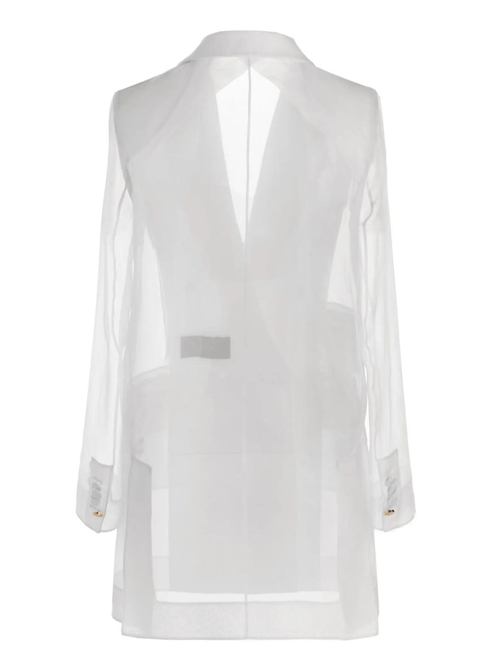 Max Mara Double-Breasted Organza Jacket