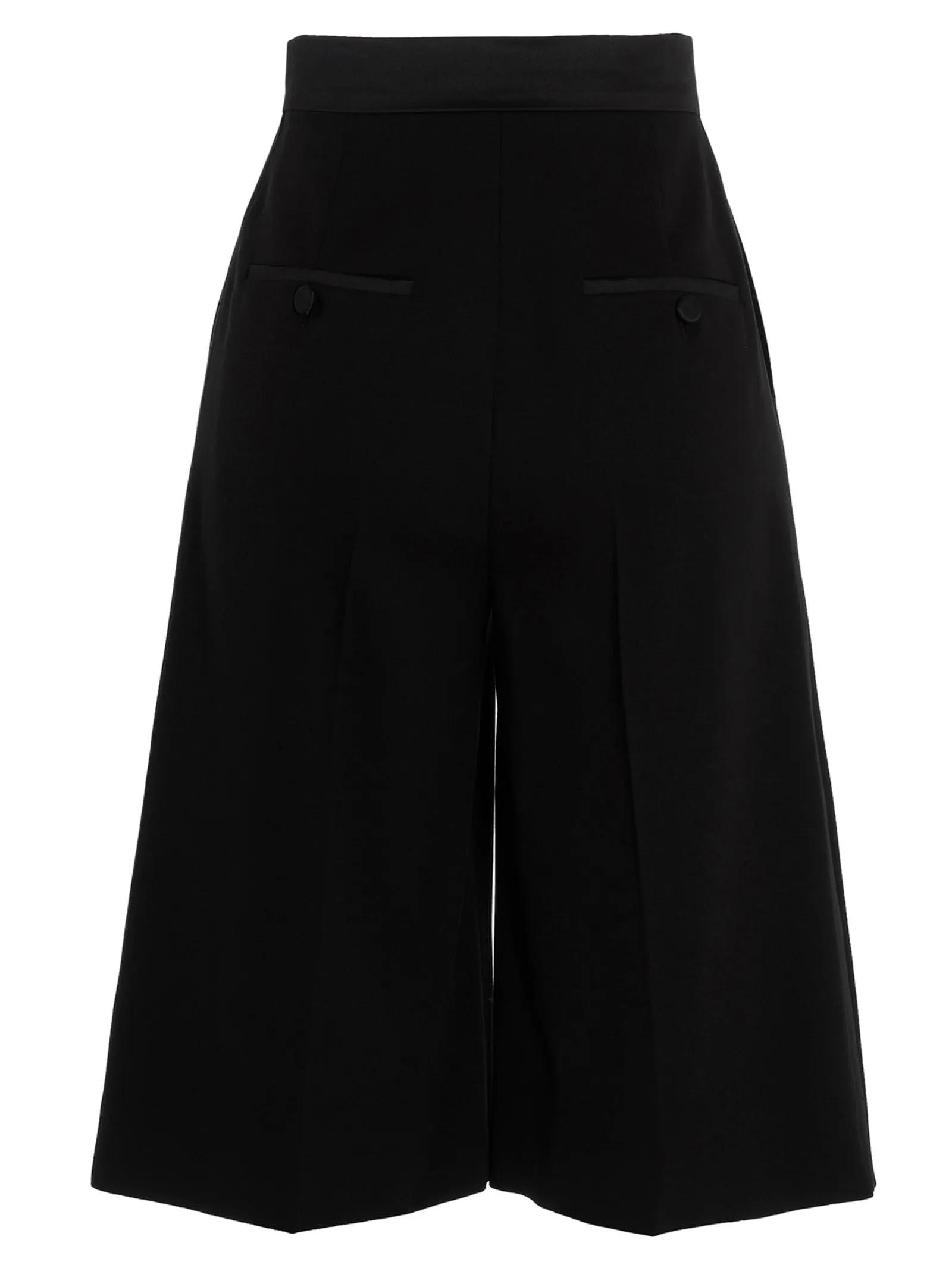 Max Mara Etere Pleated Tuxedo Shorts