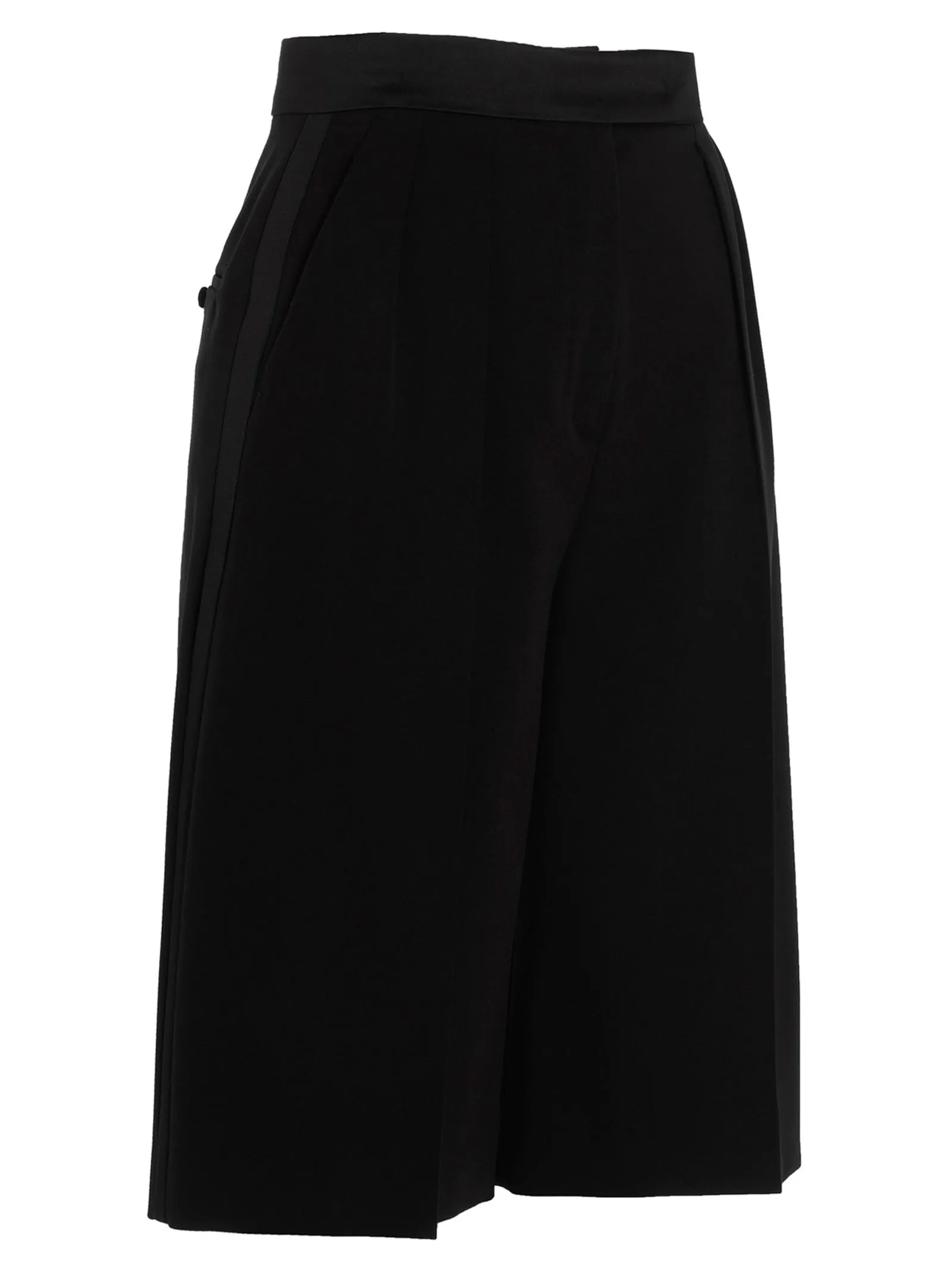 Max Mara Etere Pleated Tuxedo Shorts