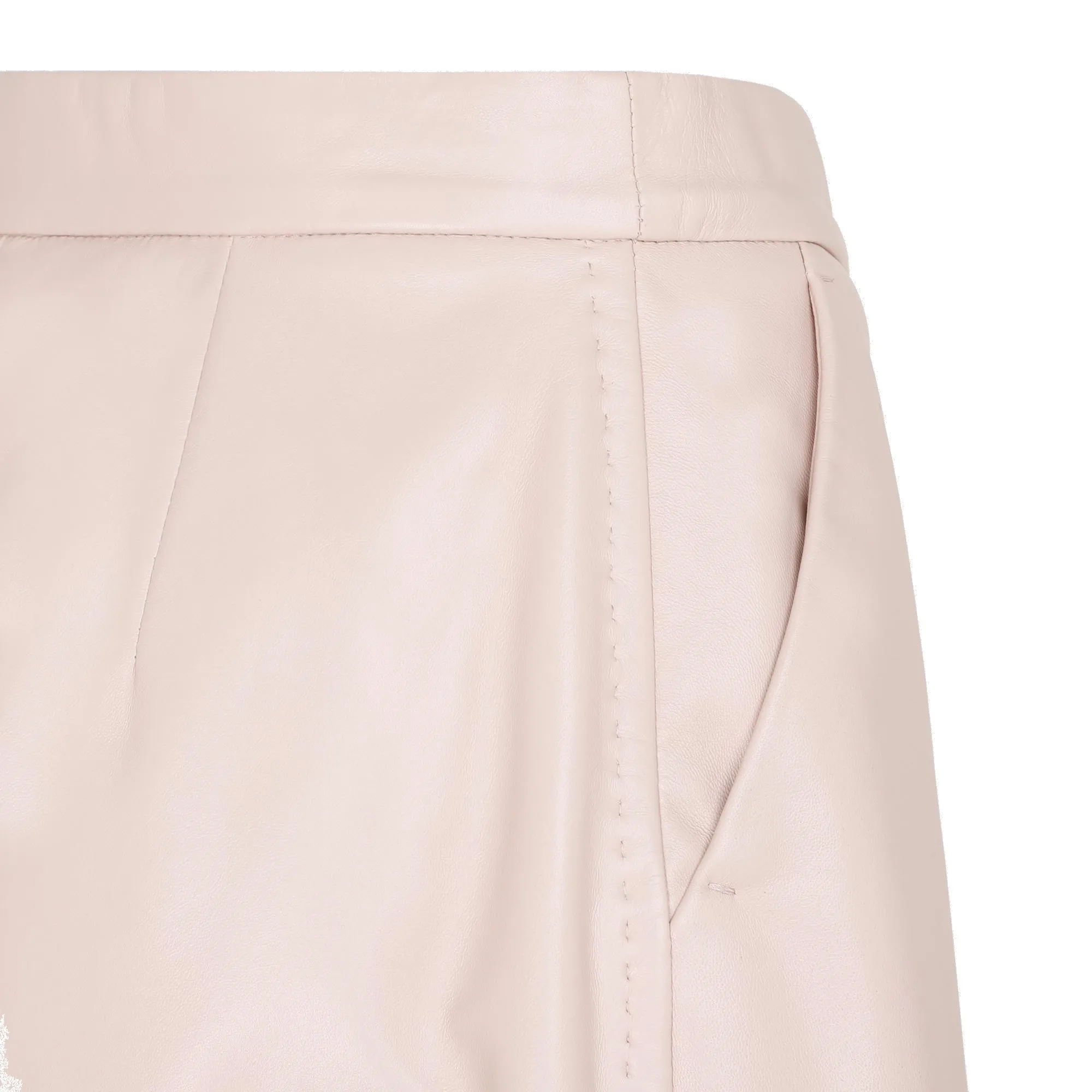 Max Mara Lacuna Leather Shorts