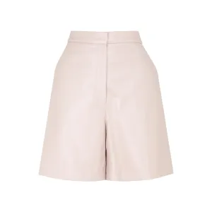 Max Mara Lacuna Leather Shorts