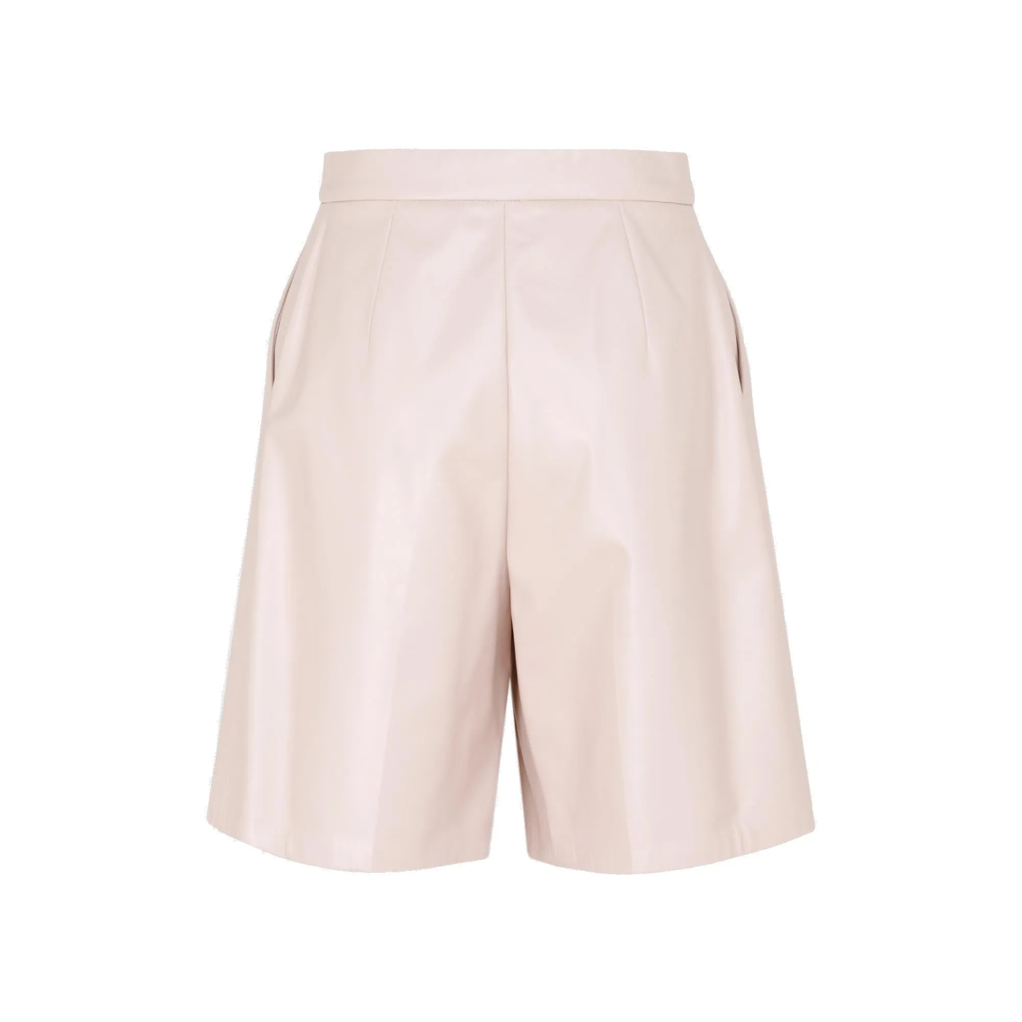 Max Mara Lacuna Leather Shorts