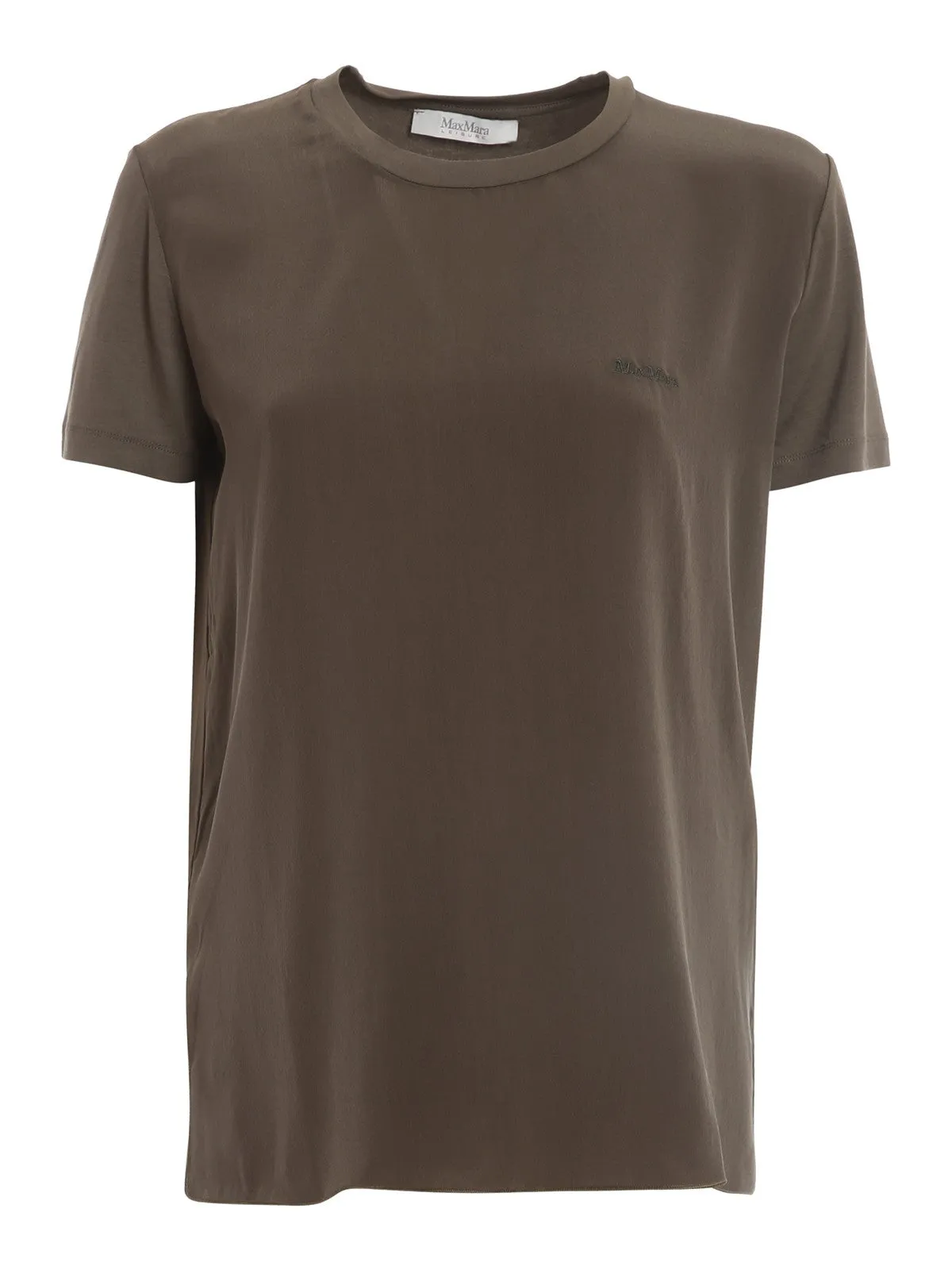 Max Mara Logo Embroidered Crewneck T-Shirt