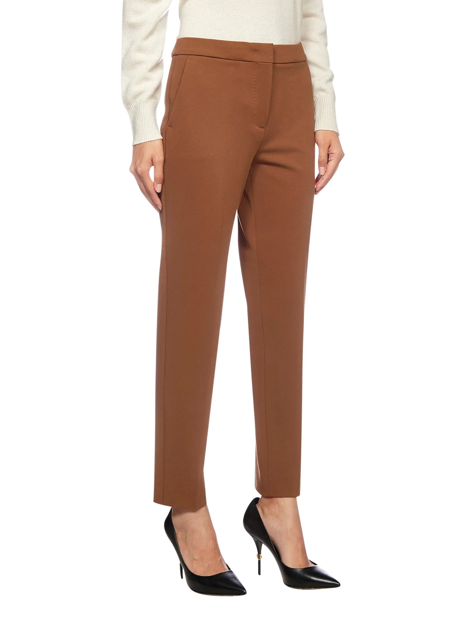 Max Mara Mid Rise Slim Fit Pants