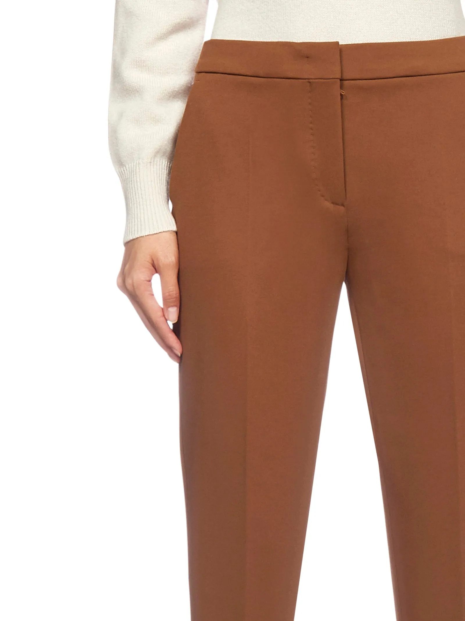 Max Mara Mid Rise Slim Fit Pants