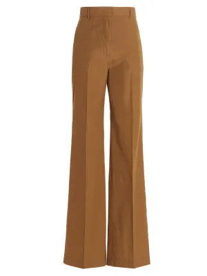 Max Mara Studio Flared Poplin Pants
