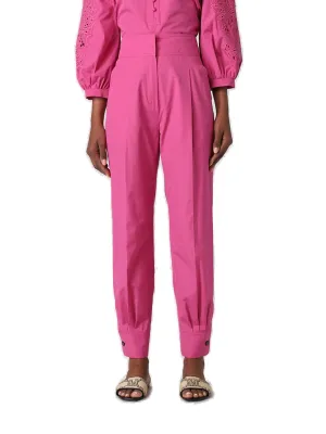 Max Mara Studio High Waist Straight Leg Trousers