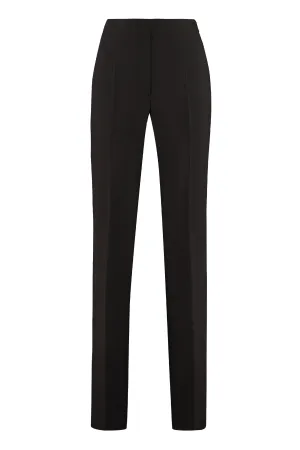 Max Mara Studio Mogano Straight Leg Tailored Trousers