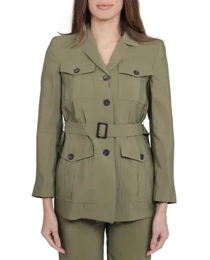 Max Mara Studio Single-Breasted Long-Sleeved Jacket