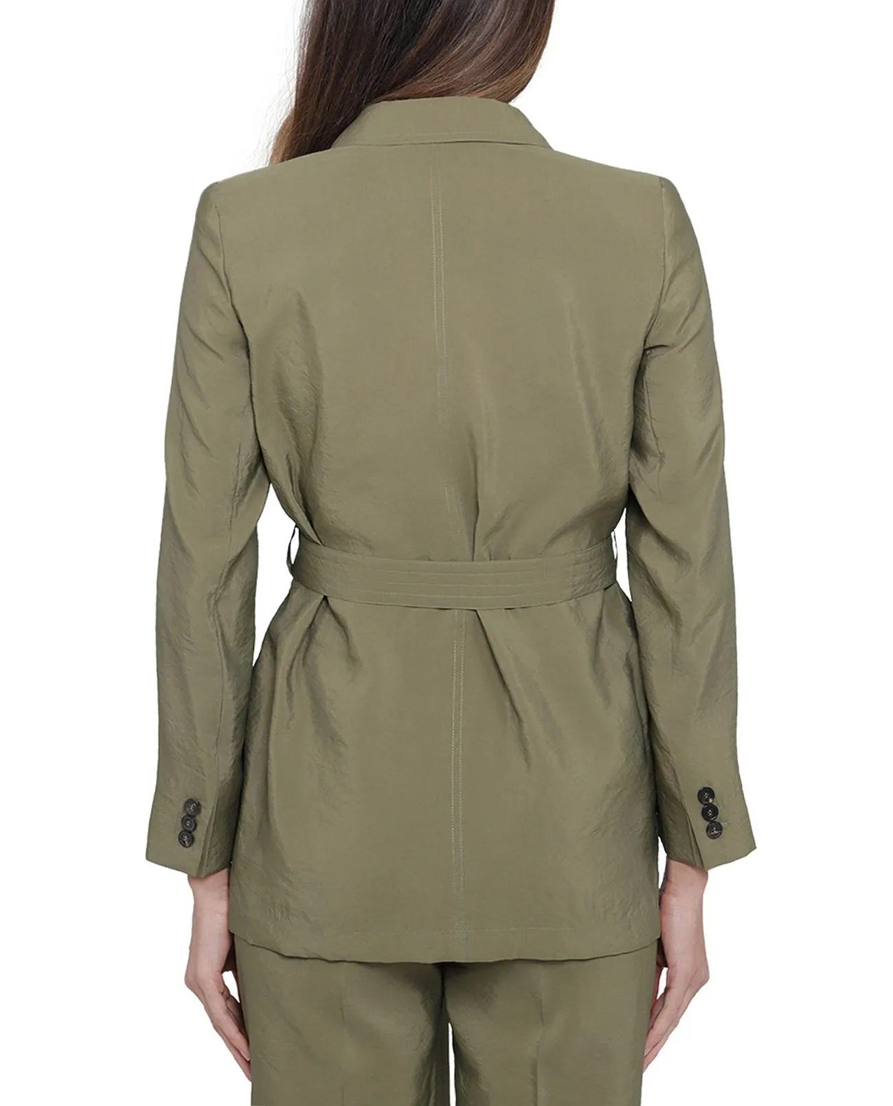 Max Mara Studio Single-Breasted Long-Sleeved Jacket