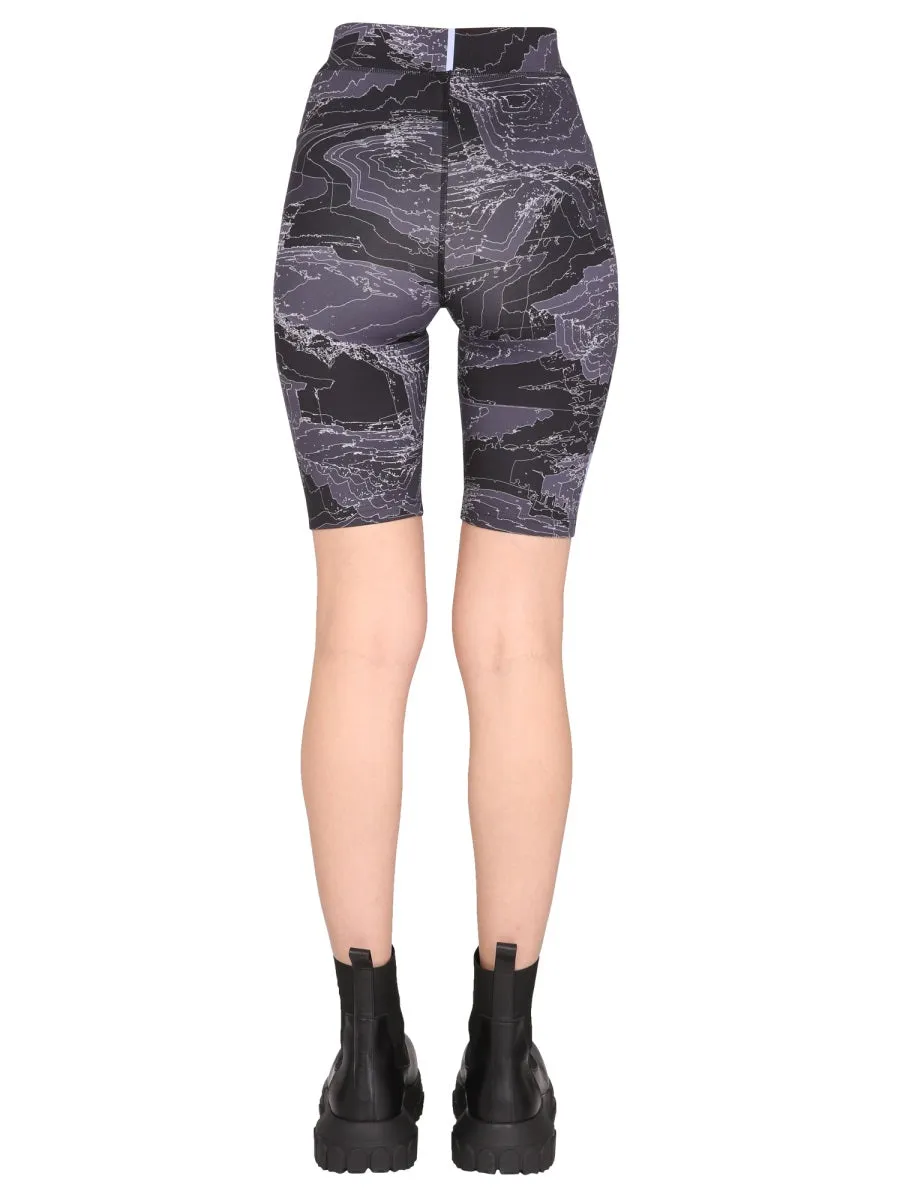 McQ Alexander McQueen Graphic Printed Cycling Shorts